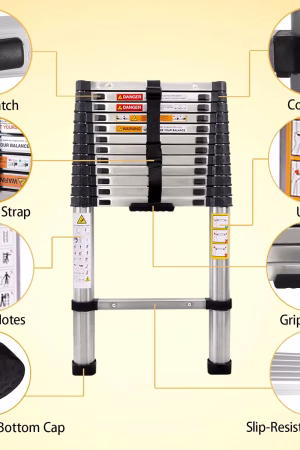 Stainless Steel Telescopic Ladder