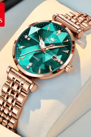 Affordable luxury watch with diamonds