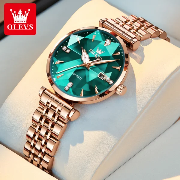 Affordable luxury watch with diamonds