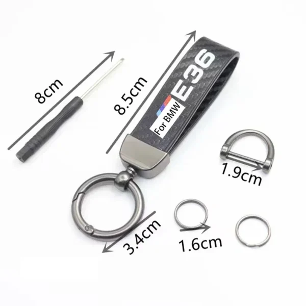 Metal Emblem Keyring for BMW