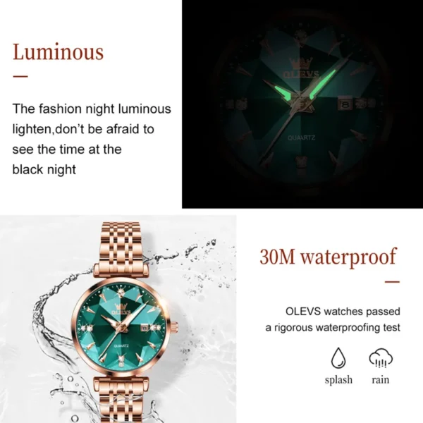 Affordable luxury watch with diamonds