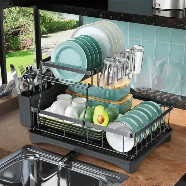 Dish drying rack