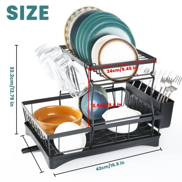Dish drying rack
