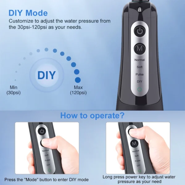 portable oral irrigator