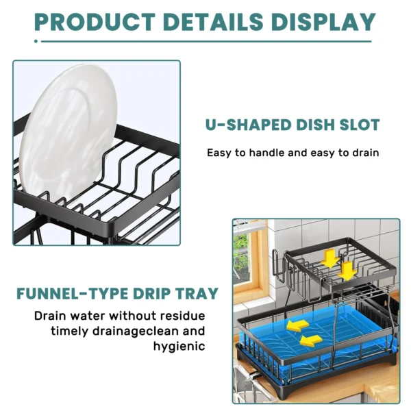 Dish drying rack