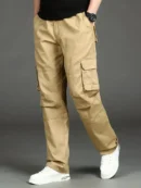 Mens Cotton Cargo Pants – Multi-Pocket Tactical Work Pants