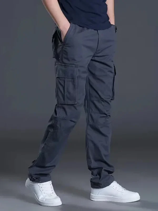 Mens Cotton Cargo Pants – Multi-Pocket Tactical Work Pants